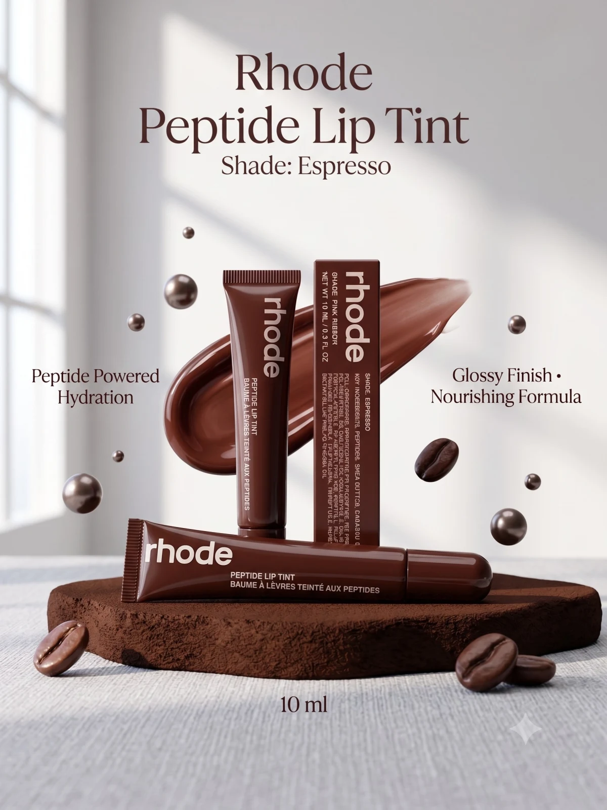 Rhode Peptide Lip Tint – Espresso (10ml)
