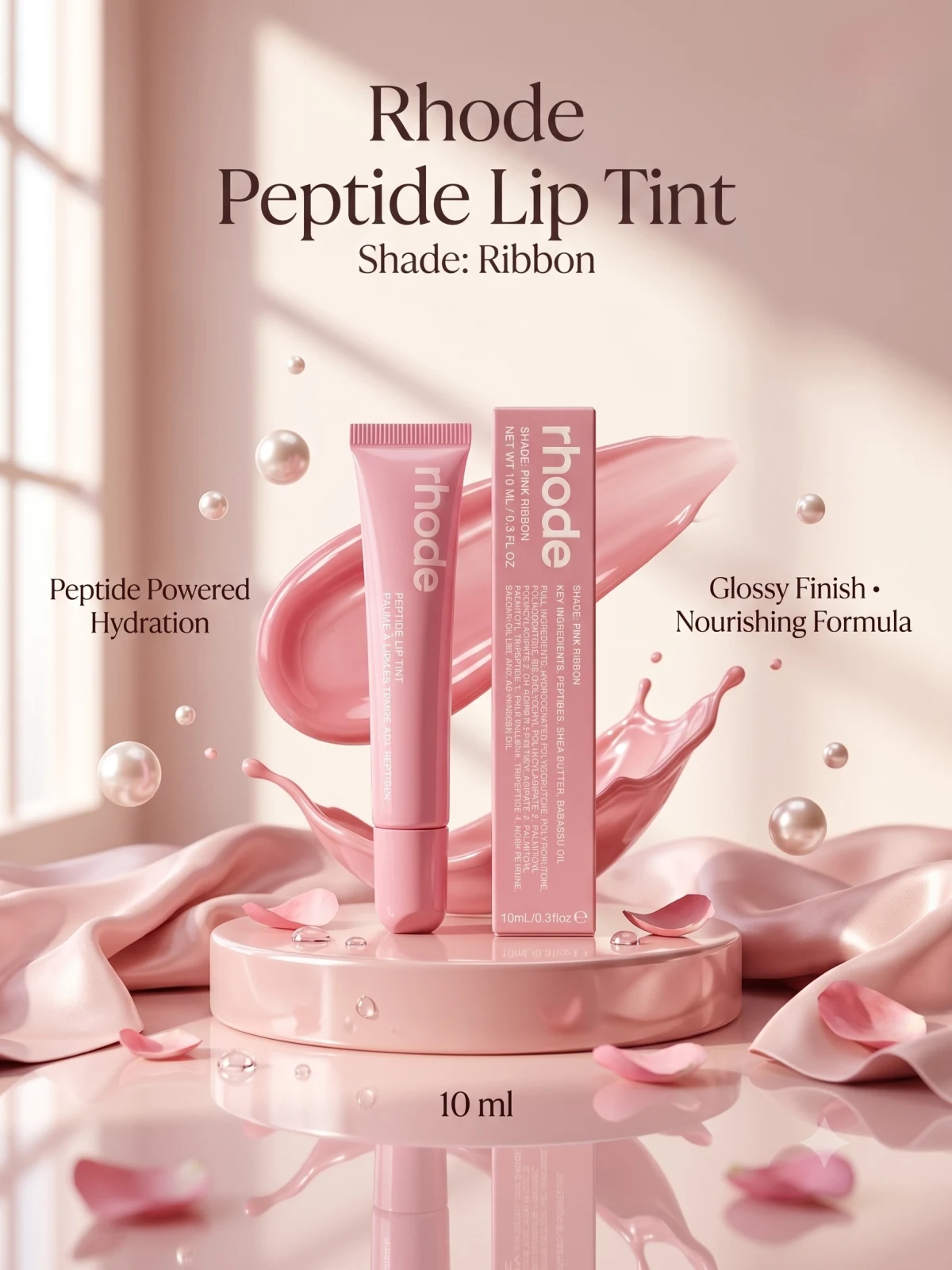 Rhode Peptide Lip Tint – Ribbon (10ml)