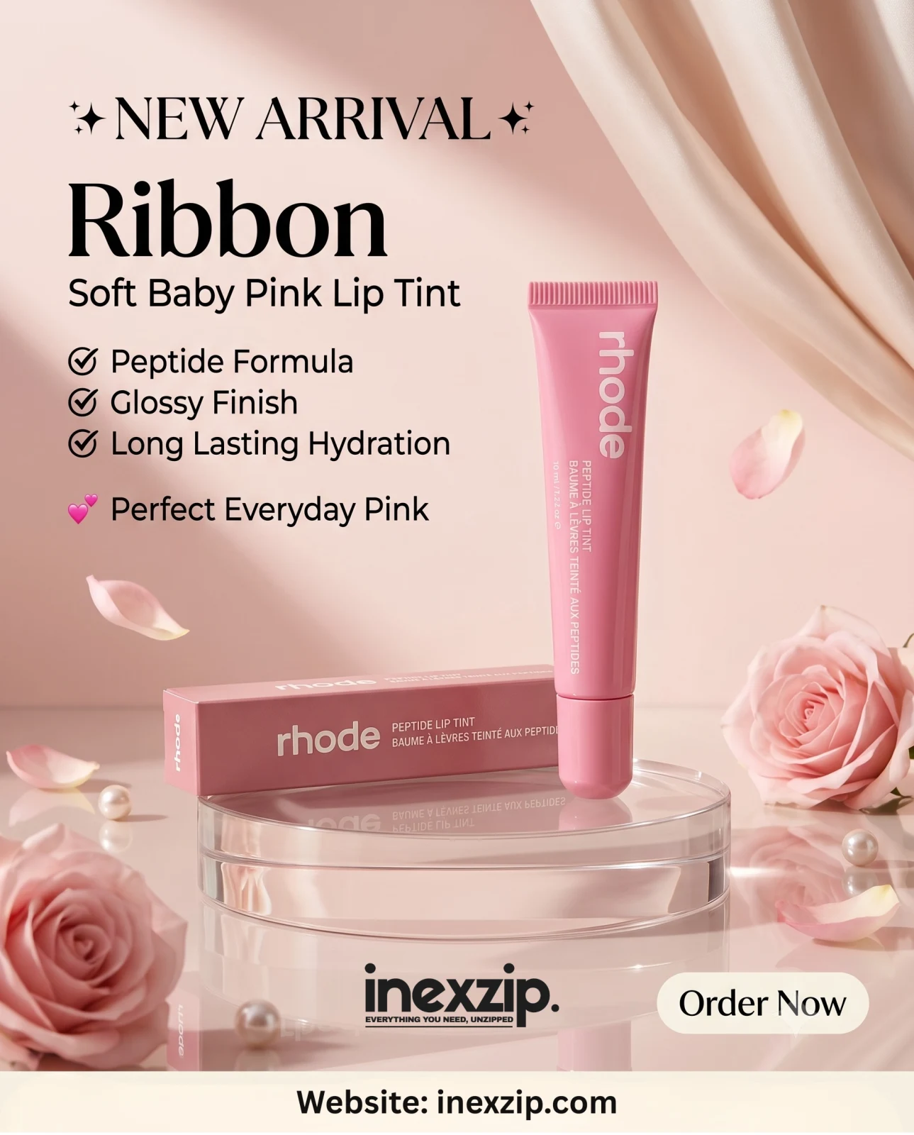 Rhode Peptide Lip Tint – Ribbon (10ml)