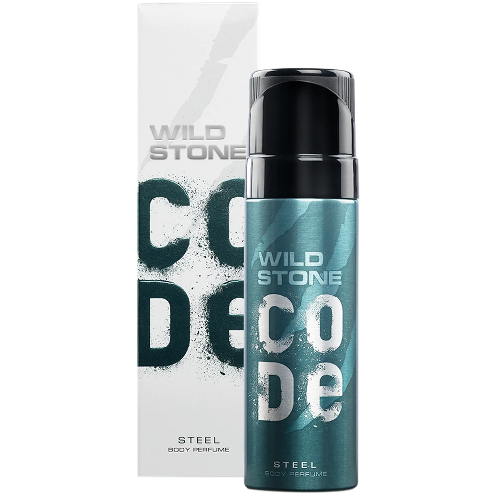 Wild Stone CODE Steel Body Perfume For Men - 120ml